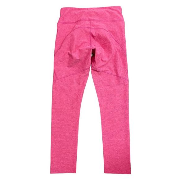 Outdoor Voices 3/4 Warmup Leggings Flamingo Heathered Pink - Picture 3 of 7